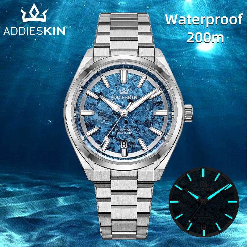Luxury Watch Second Hand - Relógio Mecânico Masculino AddiesKin K006 com