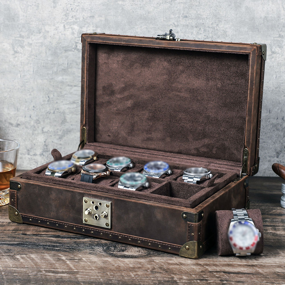 Luxury Watch Vintage - Estojo de Relógio Personalizado em Couro