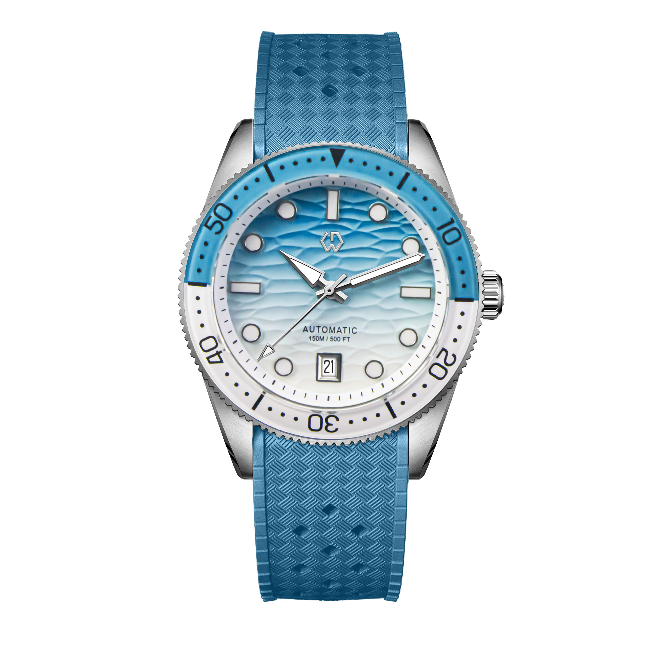 Diver Watch 300M - 40mm mergulhador relógio textura relógios masculinos