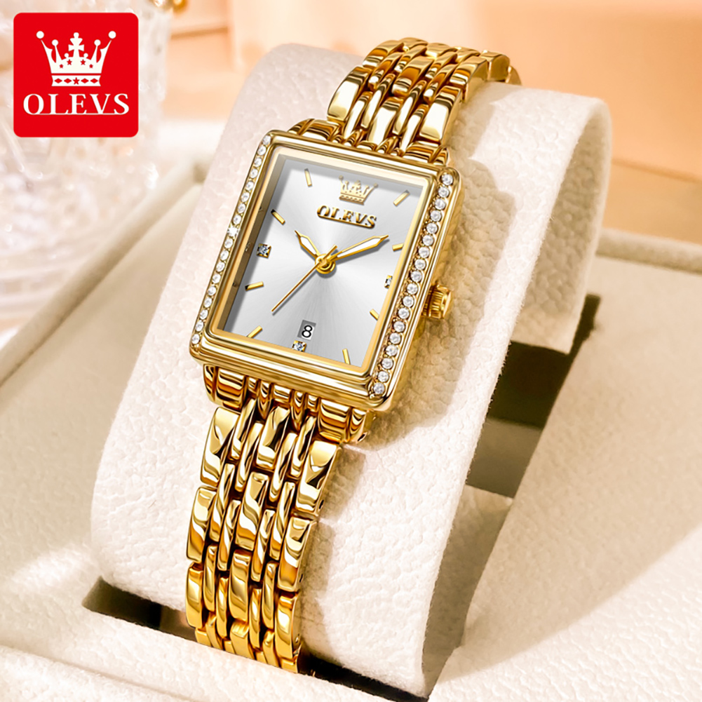 Luxury Watch Girl - Relógio OLEVS 9995 para Mulheres, Luxuoso,