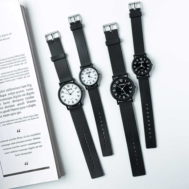 Luxury Watch All Black - Simples relógio preto relógios de quartzo