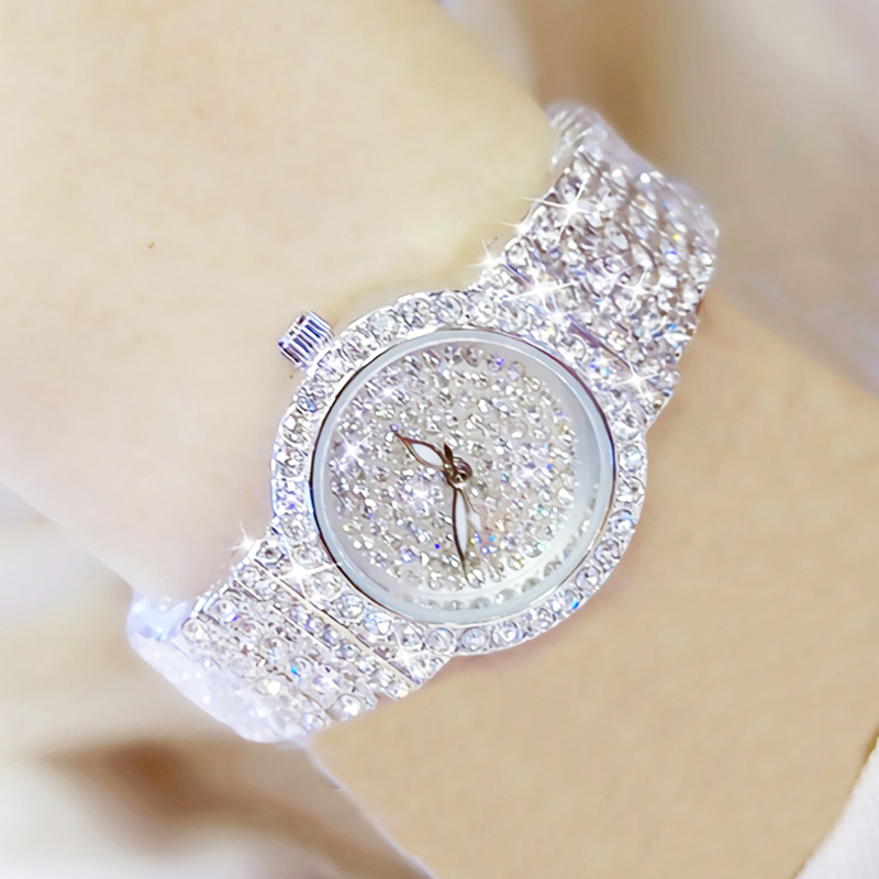 BS-Relógios De Pulso De Diaman - Luxury Watch Girl avaliação e preço