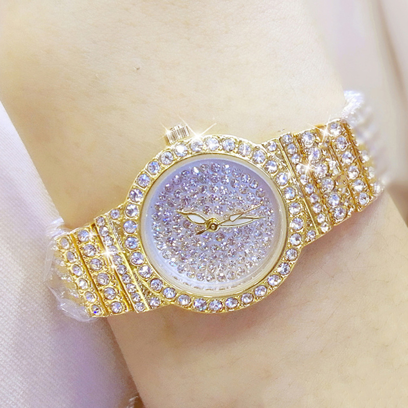 BS-Relógios De Pulso De Diaman - Luxury Watch Girl avaliação e preço
