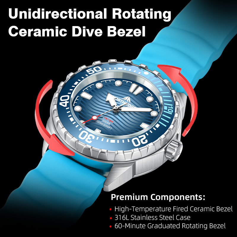 NORTH EDGE 2026 Novo Relógio d - Diver Watch 300M avaliação e preço
