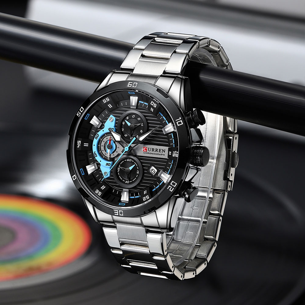 Curren-relógio de pulso mascul - Luxury Watch Maker avaliação e preço