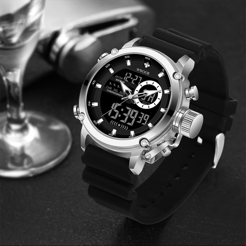 Wwoor marca de luxo relógios e - Luxury Watch All Black avaliação e preço
