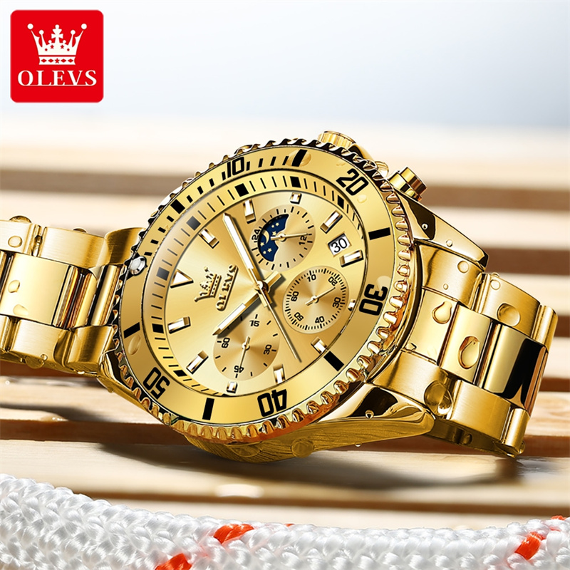 Olevs relógio masculino marca  - Luxury Watch Maker avaliação e preço