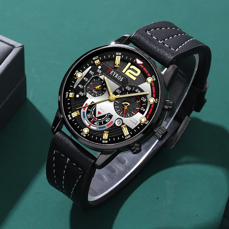 Relógio de pulso de quartzo de - Luxury Watch All Black avaliação e preço