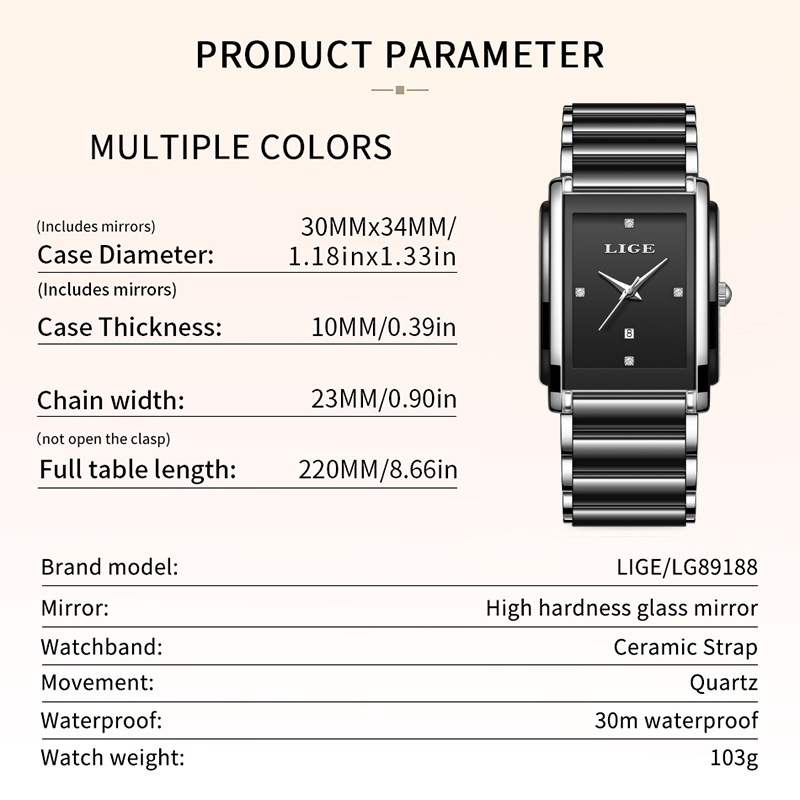Lige novo luxo relógios femini - Luxury Watch Girl avaliação e preço