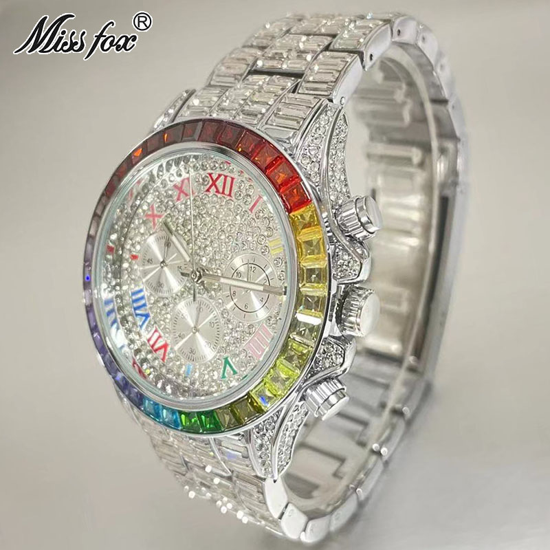 MISSFOX-Relógio gelado de luxo - Luxury Watch Maker avaliação e preço