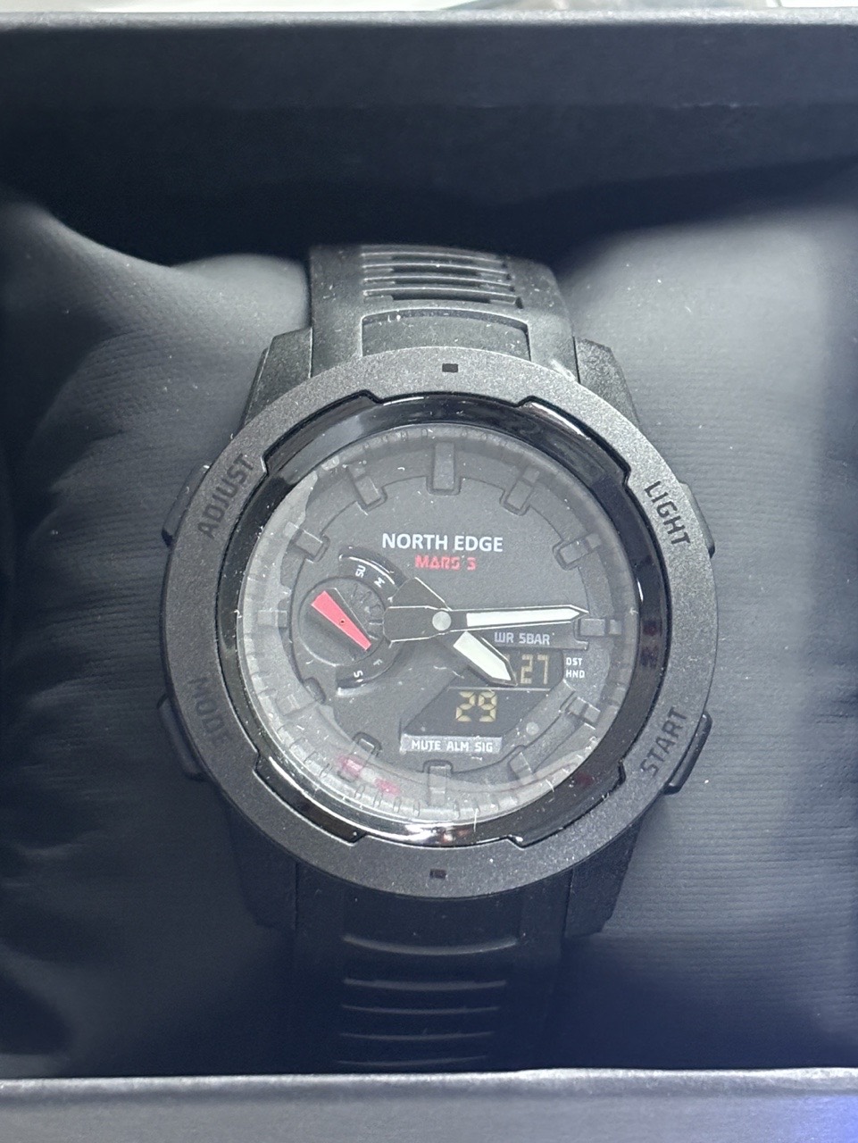 NORTH EDGE Mars 3 Relógio mili - Diver Watch 300M avaliação e preço