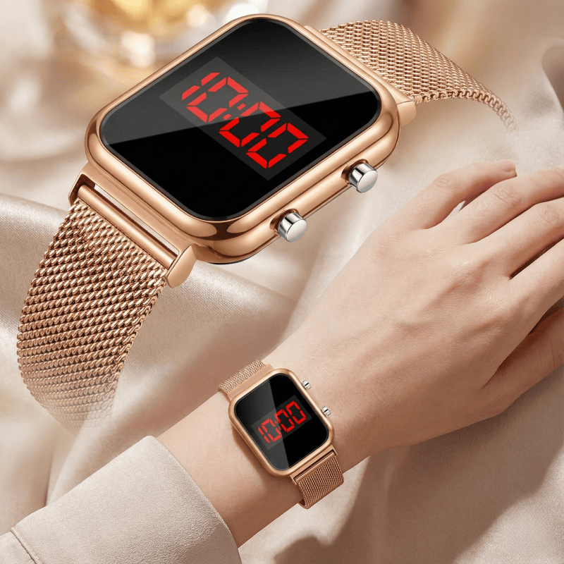 Moda fivela magnética retângul - Luxury Watch Uk avaliação e preço