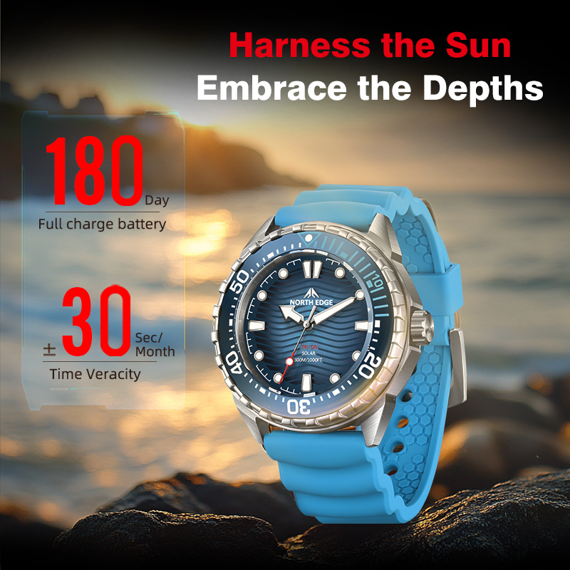 NORTH EDGE 2026 Novo Relógio d - Diver Watch 300M avaliação e preço