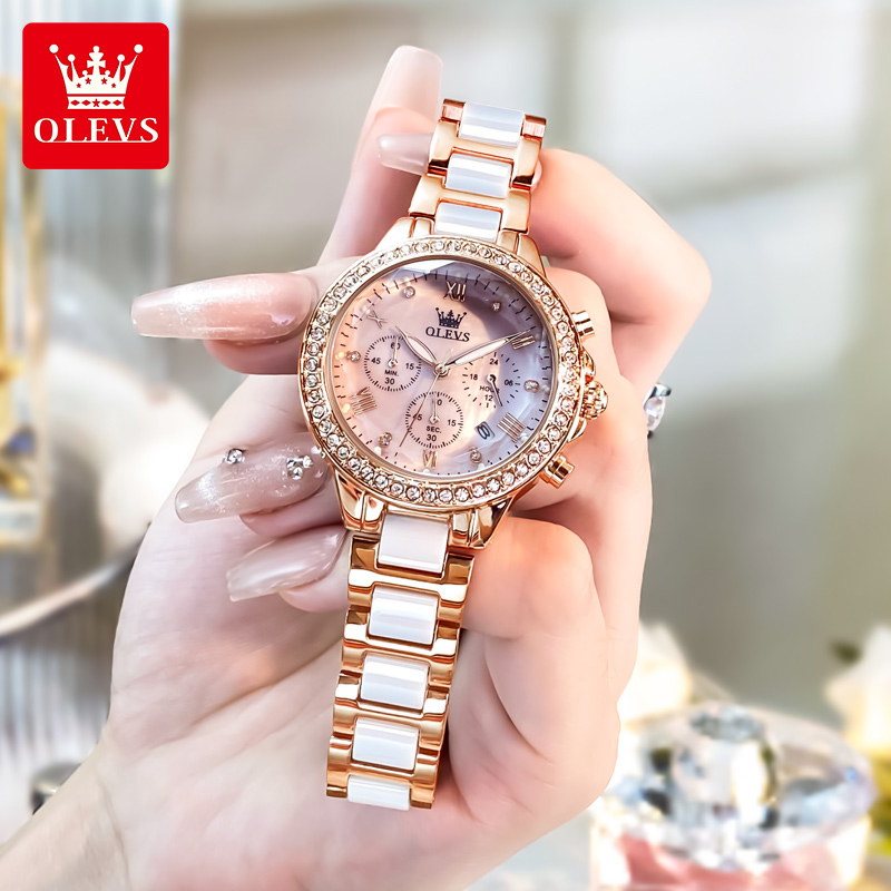 Olevs 9999 relógio feminino ma - Luxury Watch Girl avaliação e preço