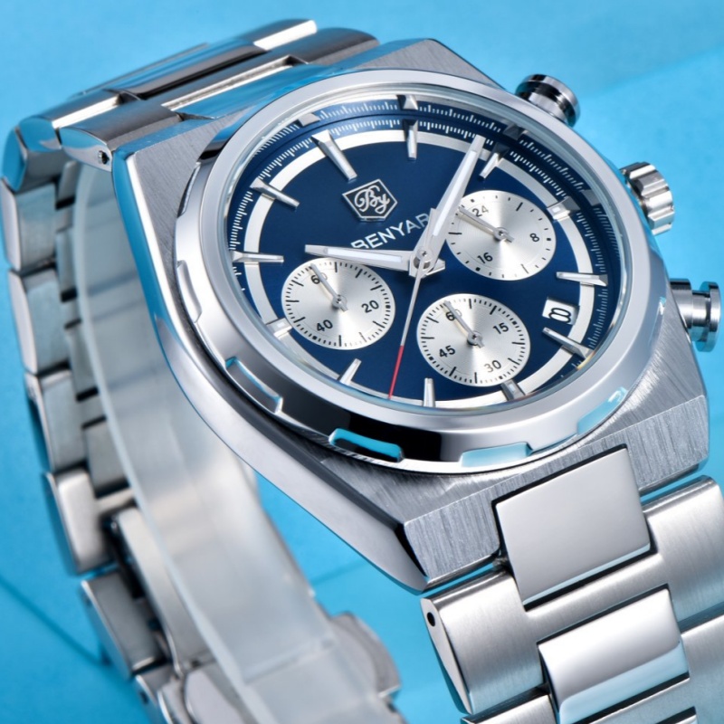 Benyar 40mm relógio de quartzo - Luxury Watch Second Hand avaliação e preço