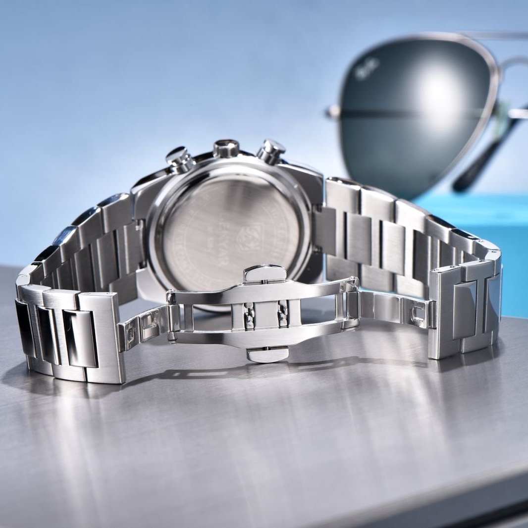 Benyar 40mm relógio de quartzo - Luxury Watch Second Hand avaliação e preço
