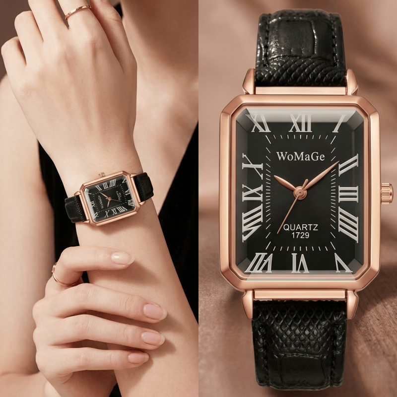 Relógios de Quartzo Retangular - Luxury Watch Girl avaliação e preço