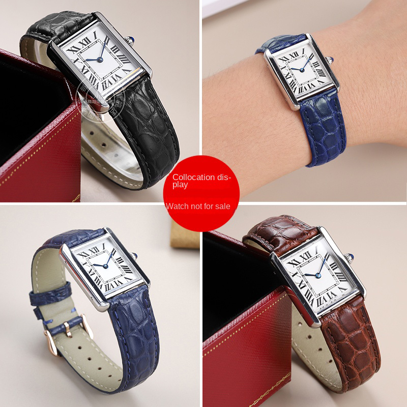 16mm 17 18 19 21 22mm Alligato - Cartier Watch Santos avaliação e preço