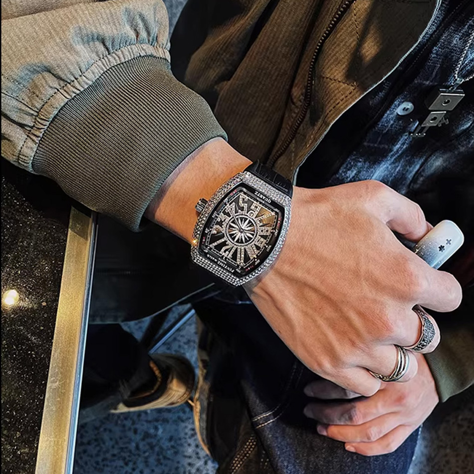 Relógio de Luxo Premium com Di - Luxury Watch All Black avaliação e preço