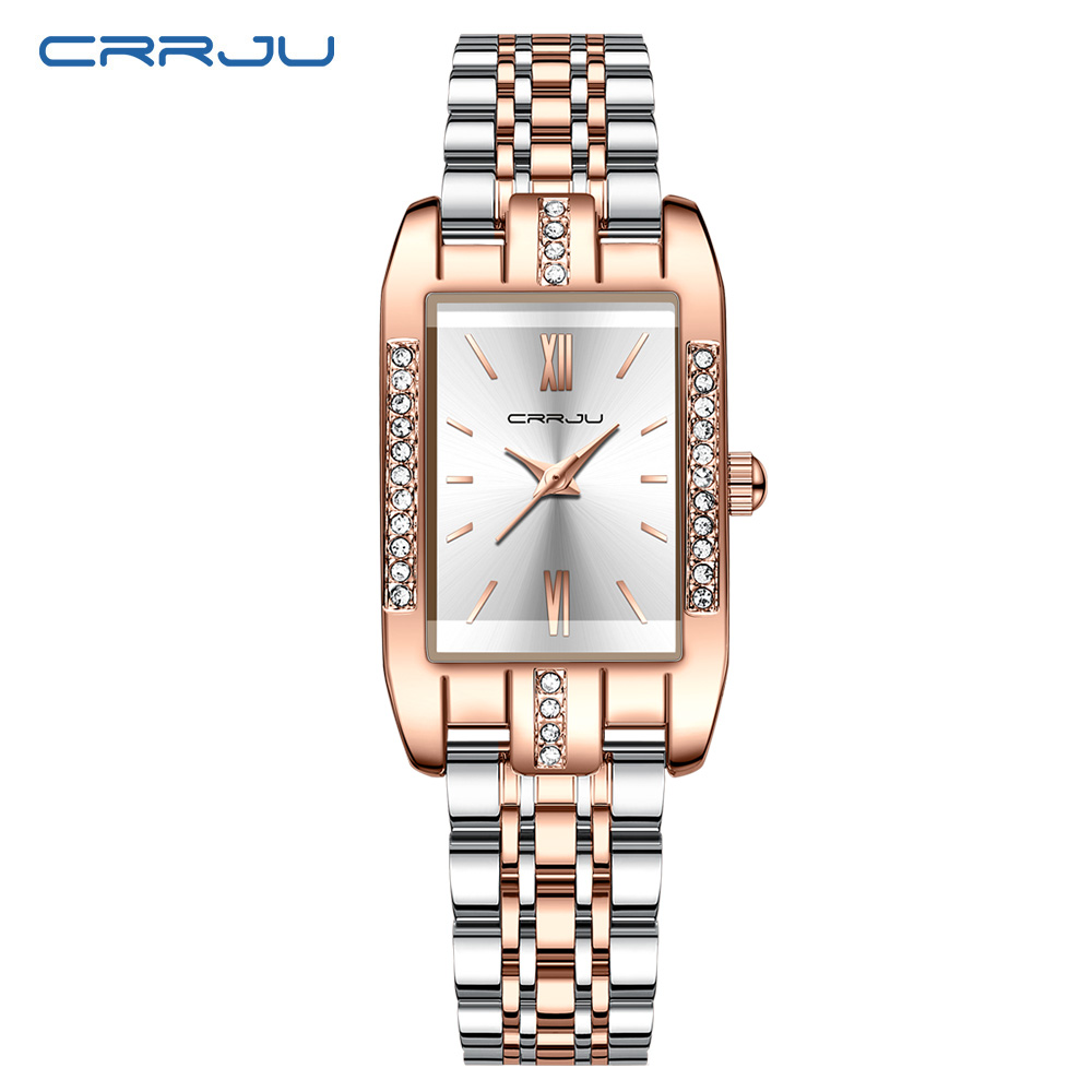 Crrju relógio quadrado de luxo - Luxury Watch Girl avaliação e preço