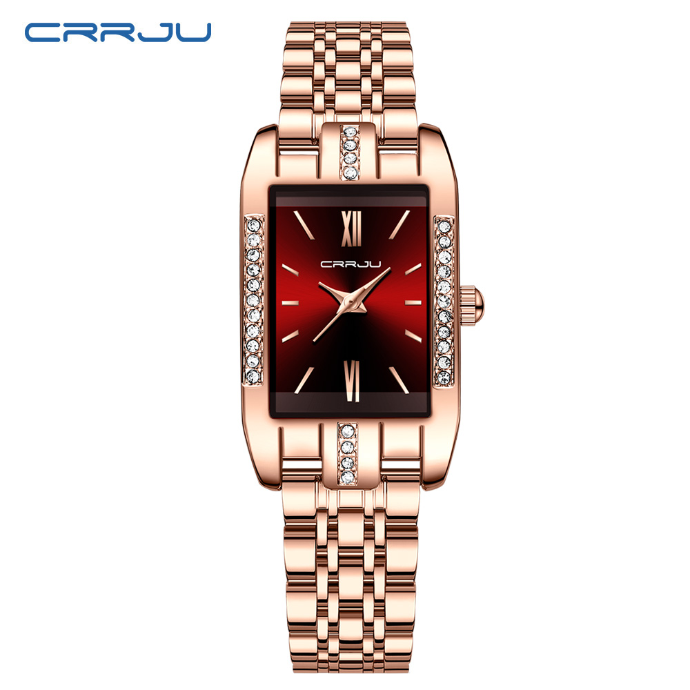 Crrju relógio quadrado de luxo - Luxury Watch Girl avaliação e preço