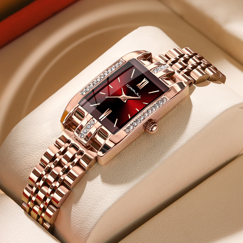 Crrju relógio quadrado de luxo - Luxury Watch Girl avaliação e preço