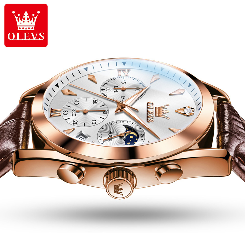 Olevs marca nova moda relógio  - Luxury Watch Maker avaliação e preço
