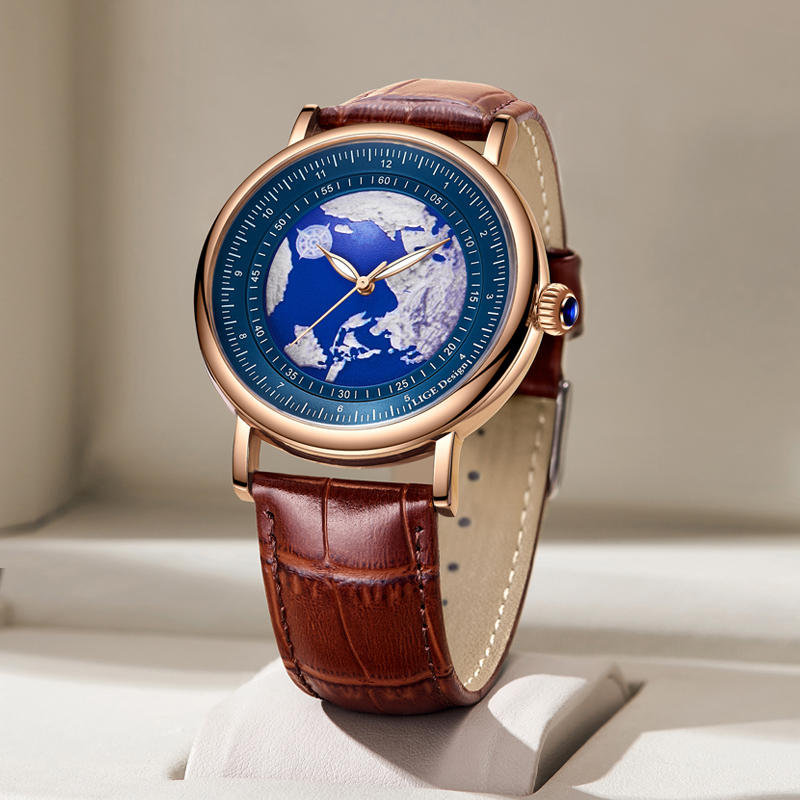 Relógio Masculino LIGE 2026, N - Luxury Watch Maker avaliação e preço