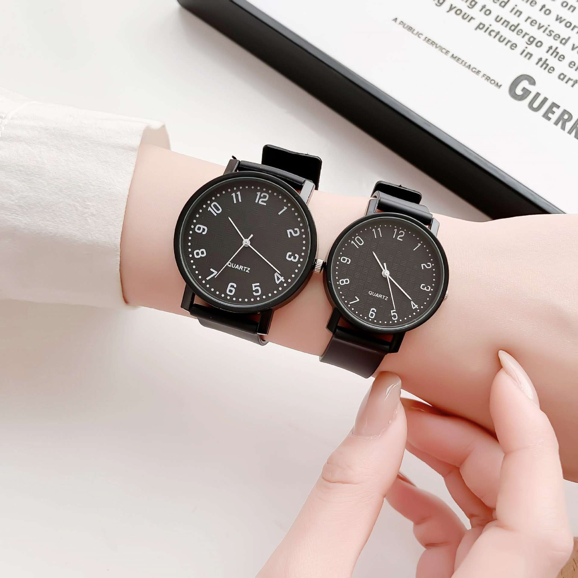 Simples relógio preto relógios - Luxury Watch All Black avaliação e preço