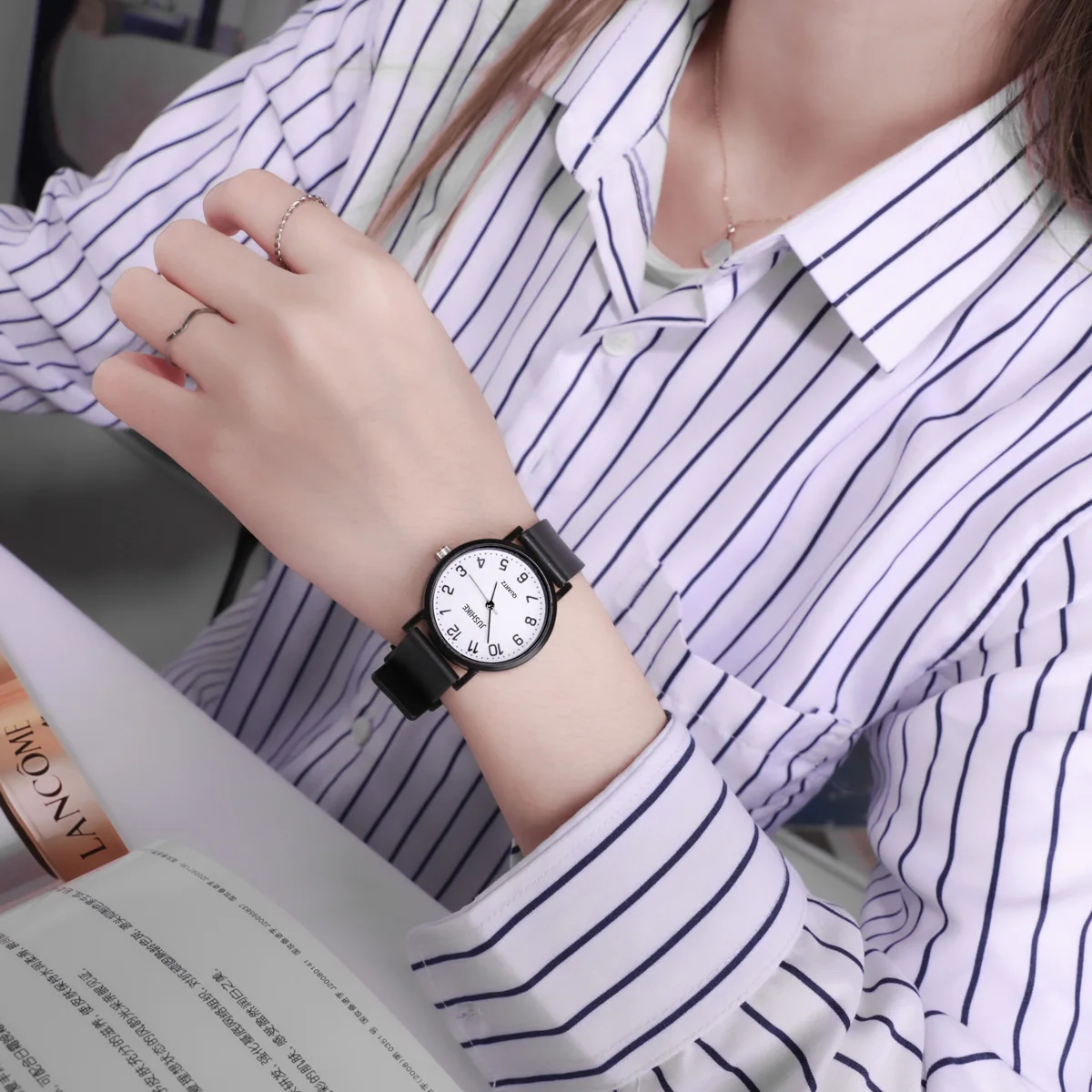 Simples relógio preto relógios - Luxury Watch All Black avaliação e preço