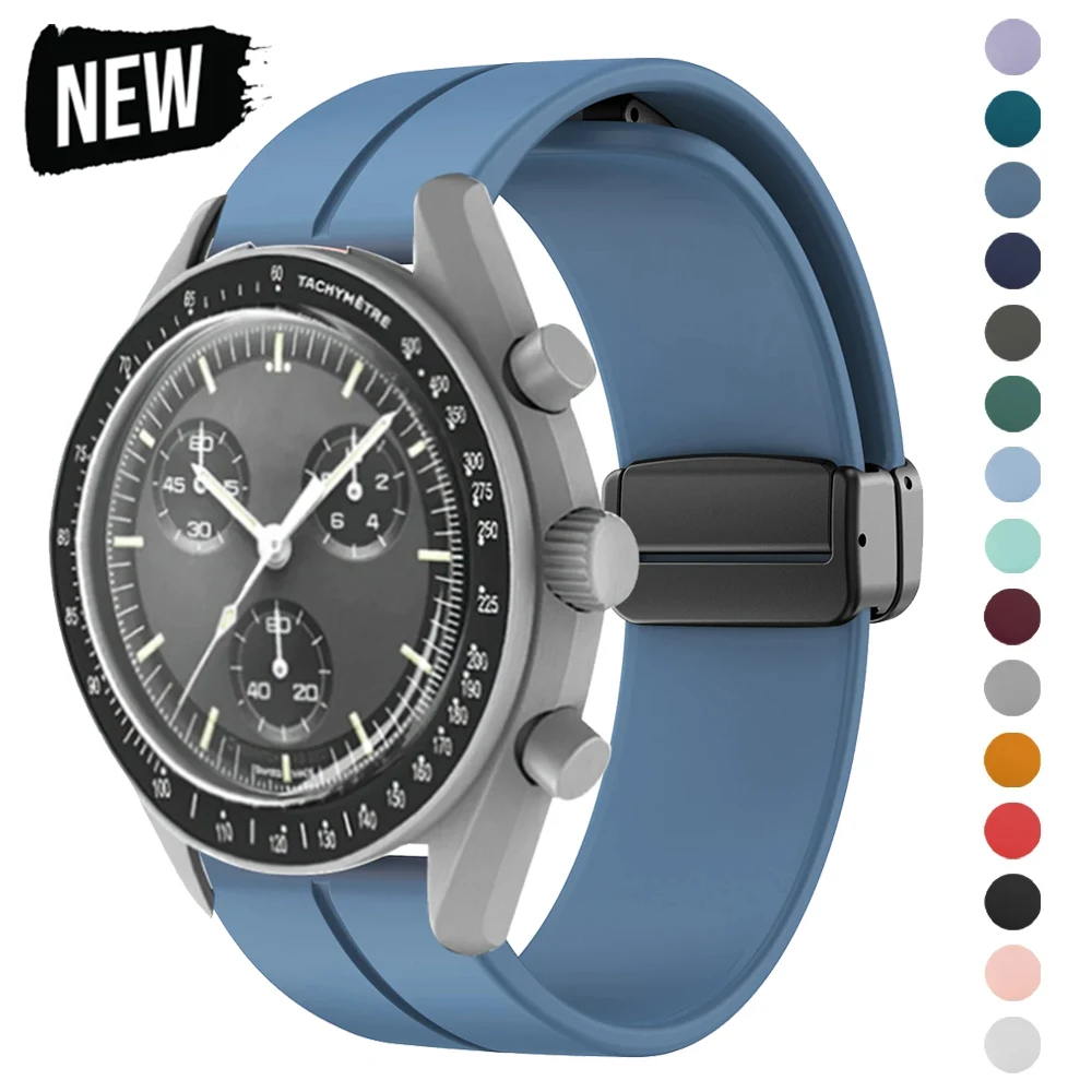 Silicone Strap para Omega X Sw - Luxury Watch Omega avaliação e preço