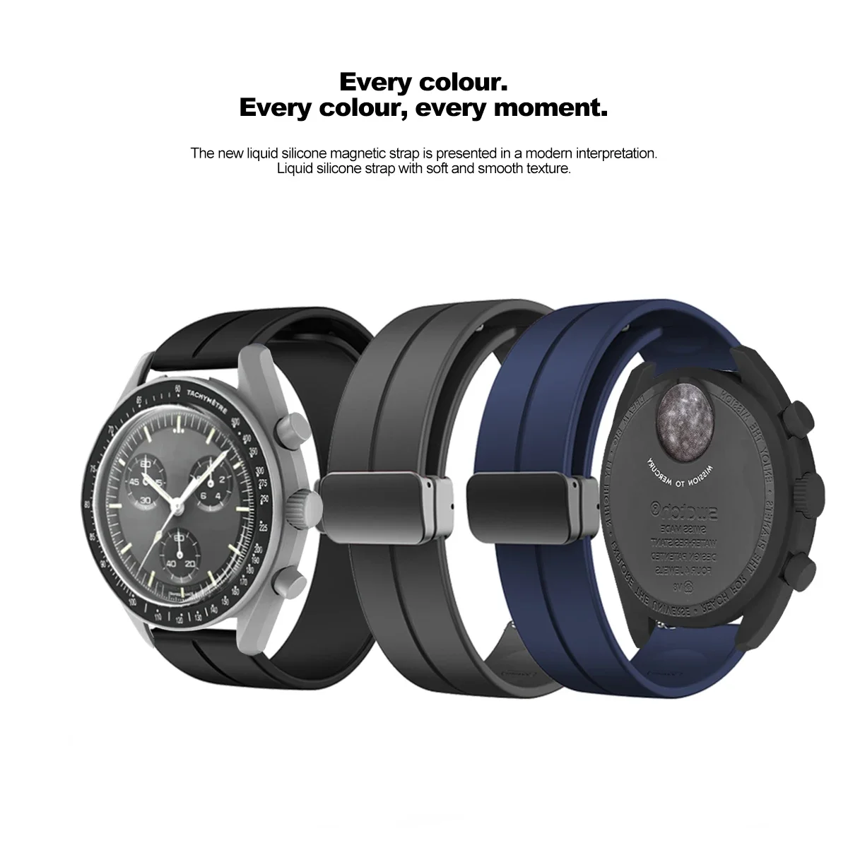 Silicone Strap para Omega X Sw - Luxury Watch Omega avaliação e preço