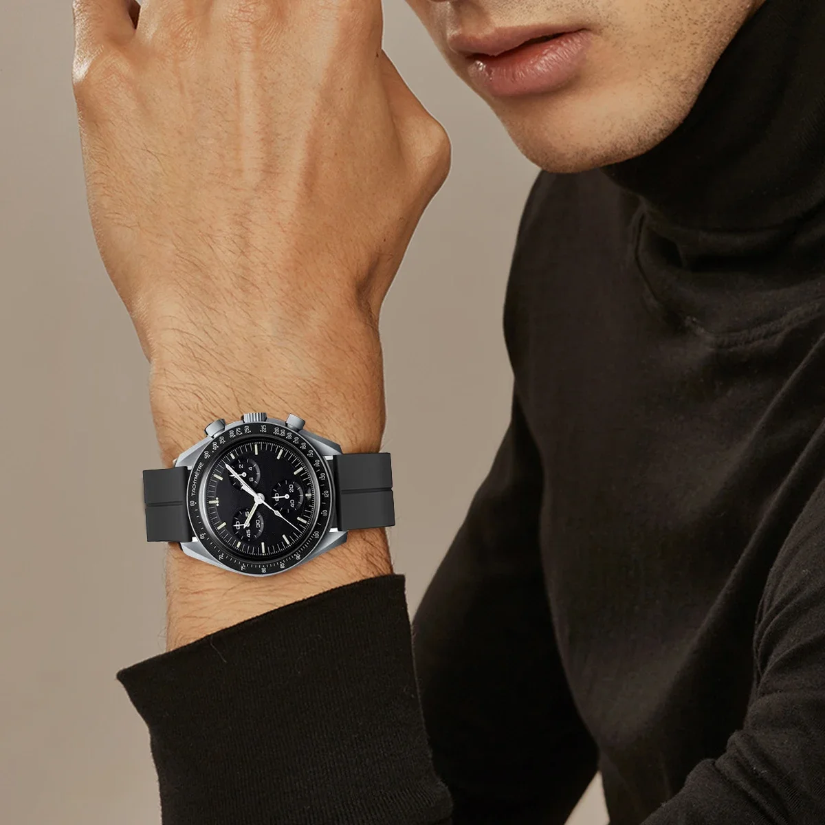 Silicone Strap para Omega X Sw - Luxury Watch Omega avaliação e preço